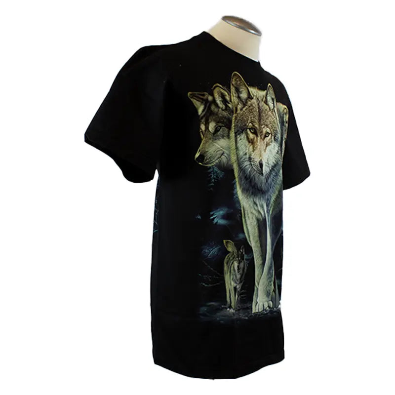 Men's Glow In The Dark Wolf T-Shirt