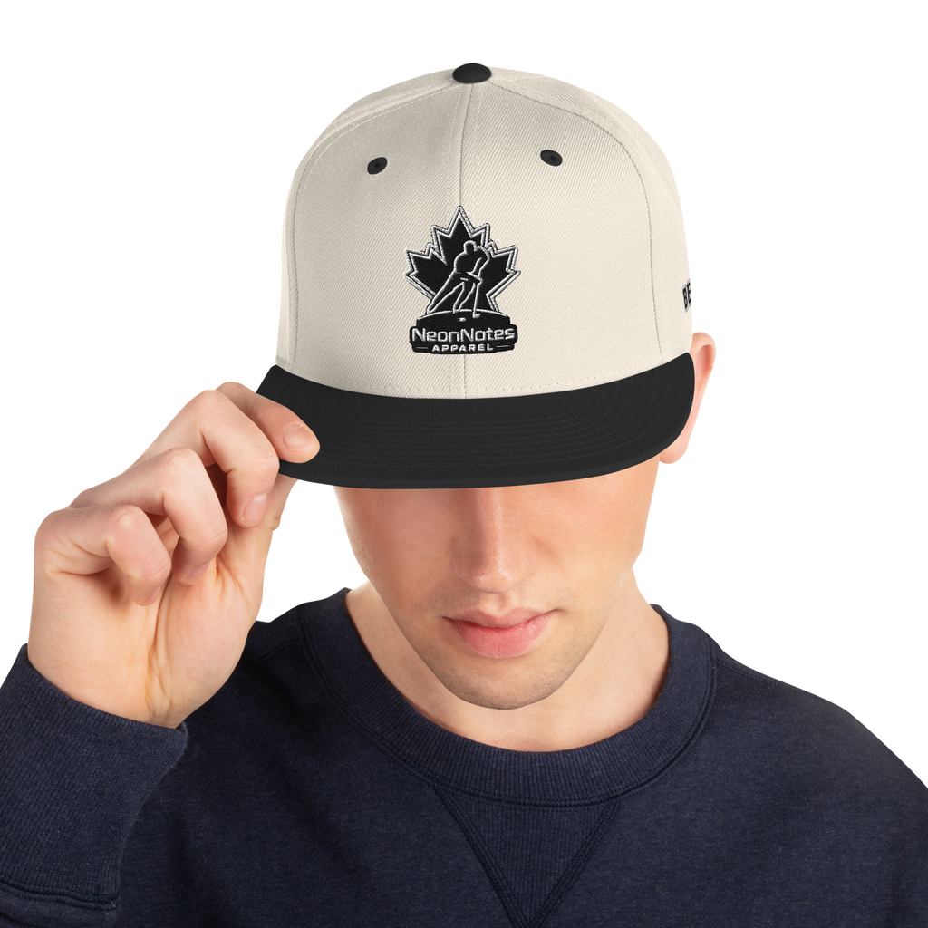 NeonNotes Connor Bedard Team Canada Hockey Embroidered Snapback Hat